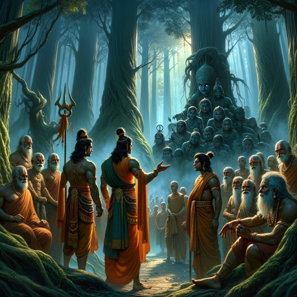 The Sages Request Rama for Protection from Rakshasas